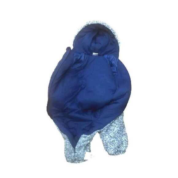 Koala Baby 9-12 Months Pram Hoodie Coverall Zip Blue Penguin Plush Outfit NEW - Picture 4 of 5